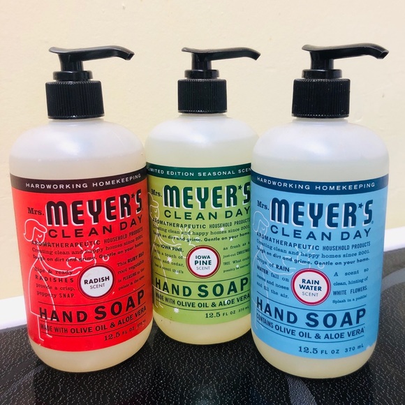 Mrs. Meyer’s hand soaps x3 - Picture 1 of 5